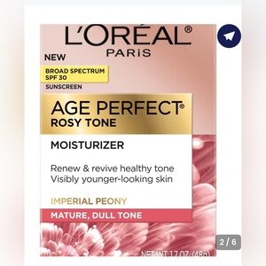 L’Oreal Age Perfect Rosy Tone Moisturizer SPF 30 - Imperial Peony (Pink)